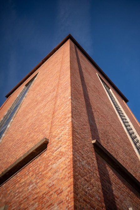 hoek van gebouw
