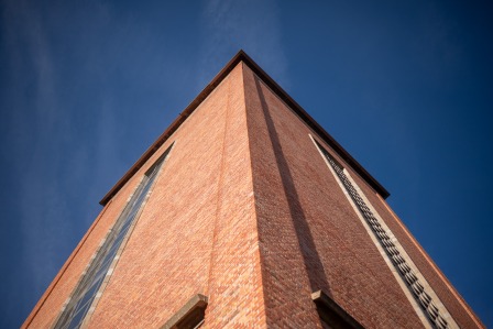 hoek van gebouw